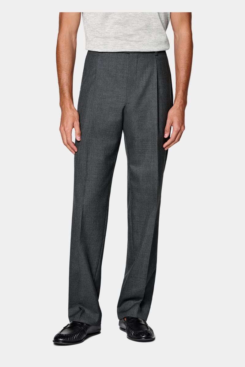 Dark Grey Wool Pants - Styled 2