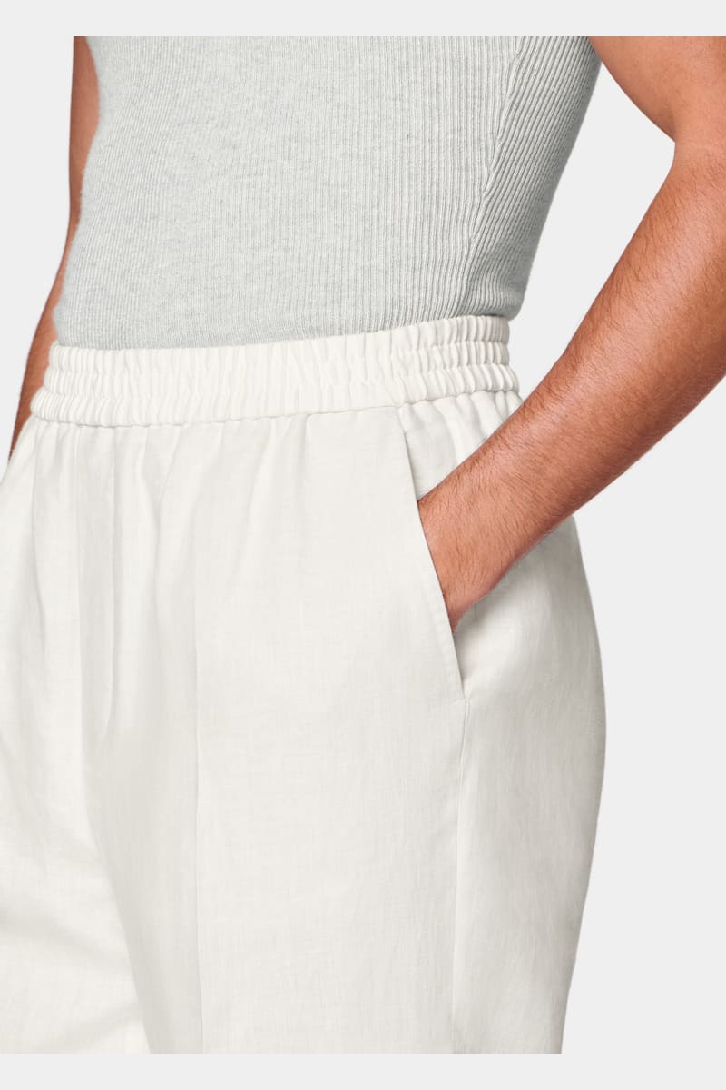 Off-White Linen Pants - Styled 1