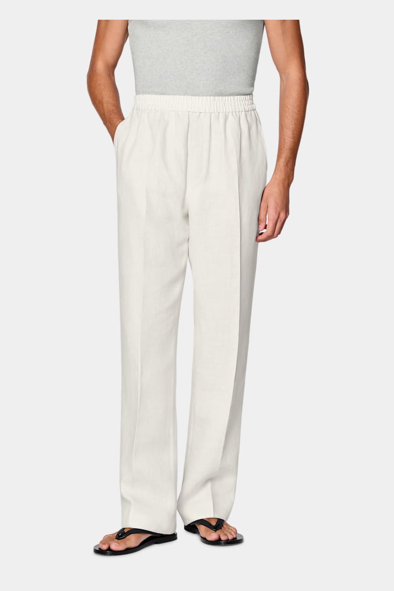 Off-White Linen Pants - Styled 2
