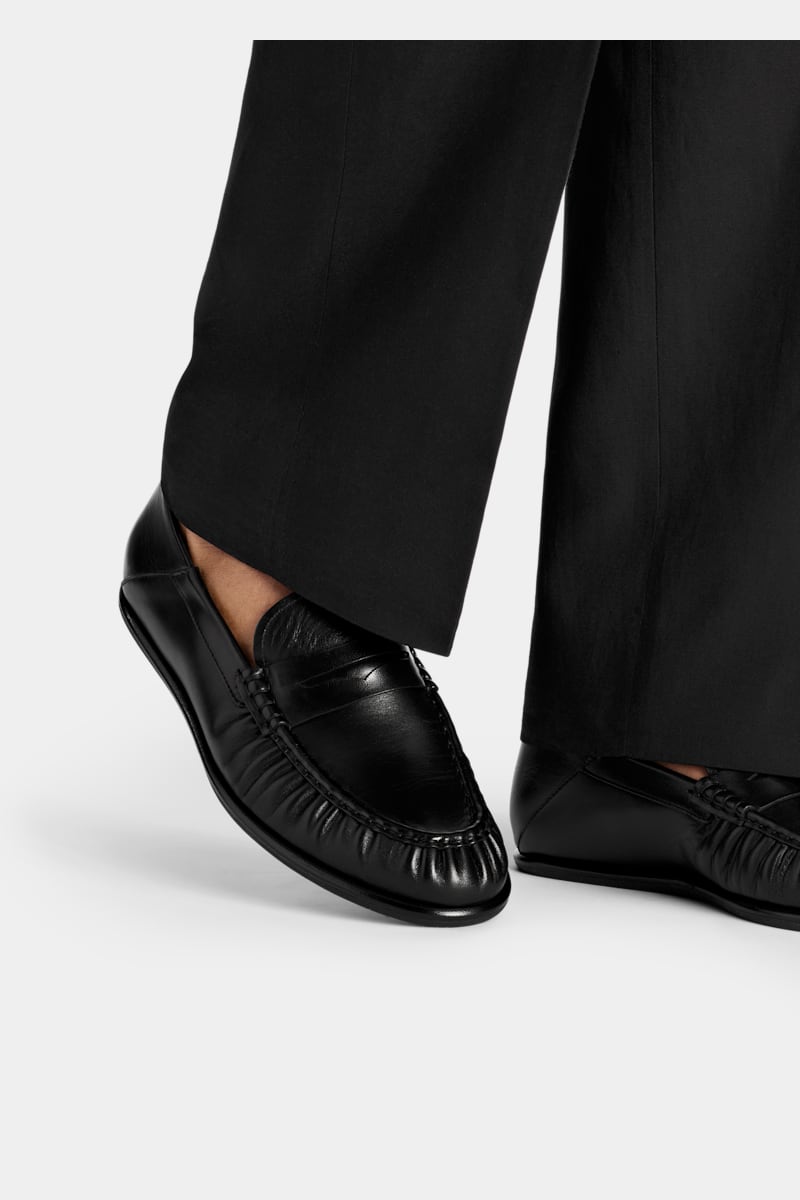 Black Penny Loafer - Angle 1