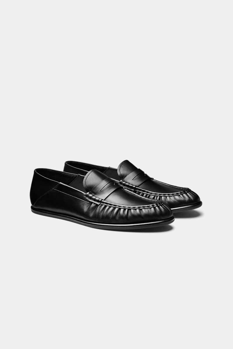 Black Penny Loafer - Side