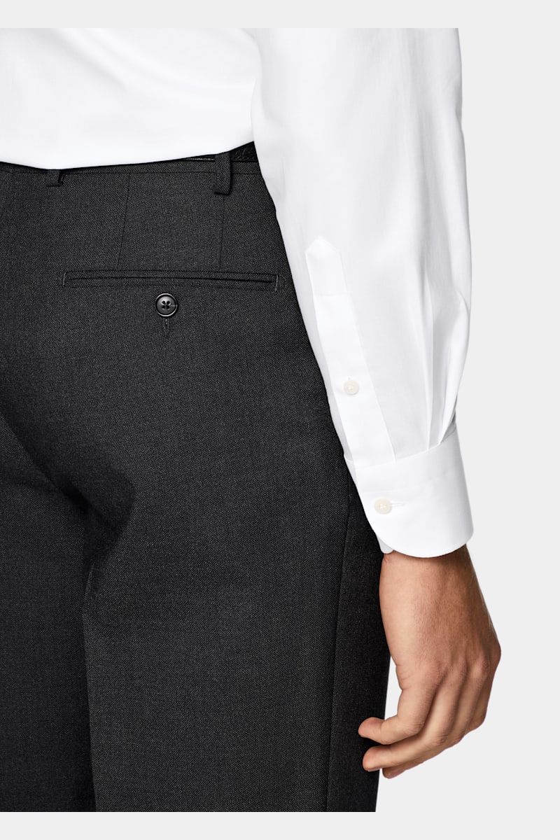 White Classic Collar Shirt - Styled 3