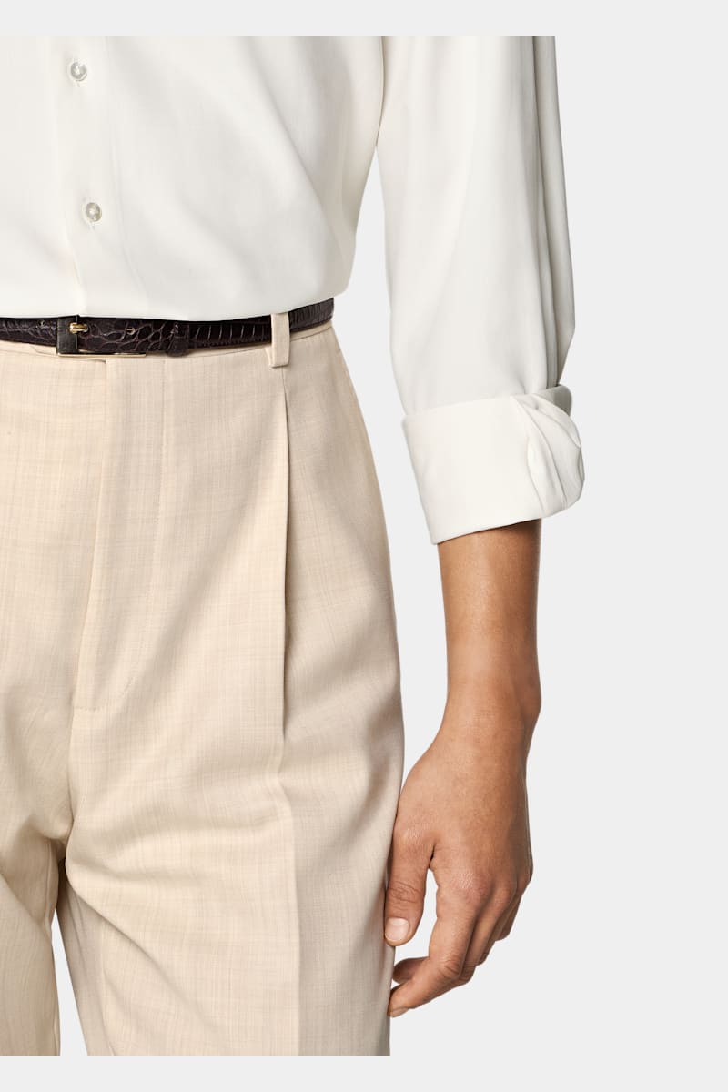 Off-White Silk Shirt - Styled 3