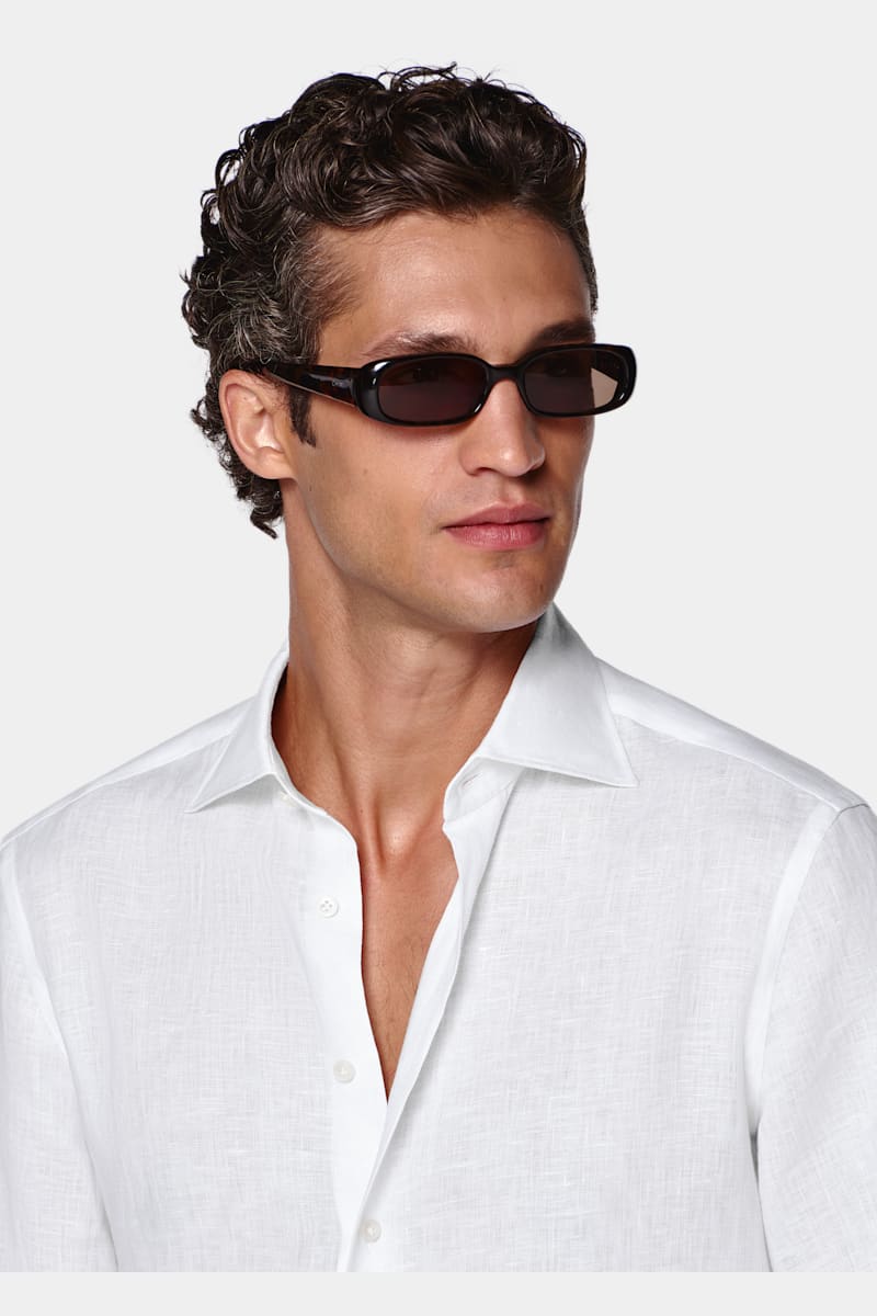White Linen Shirt - Styled 1
