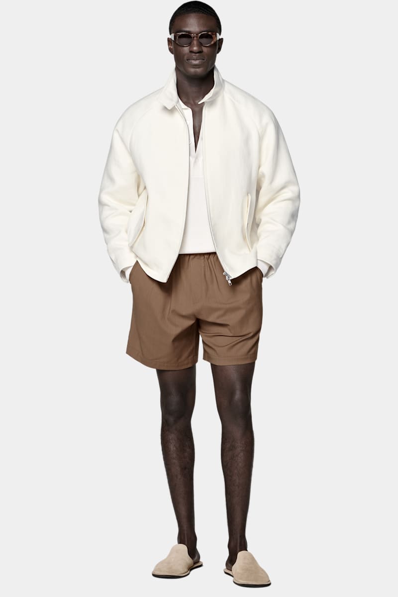 Off-White Bomber Jacket - Front