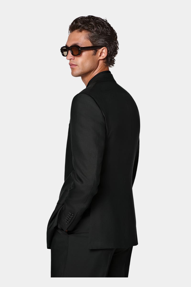 Black Tailored Fit Milano Suit - Styled 5
