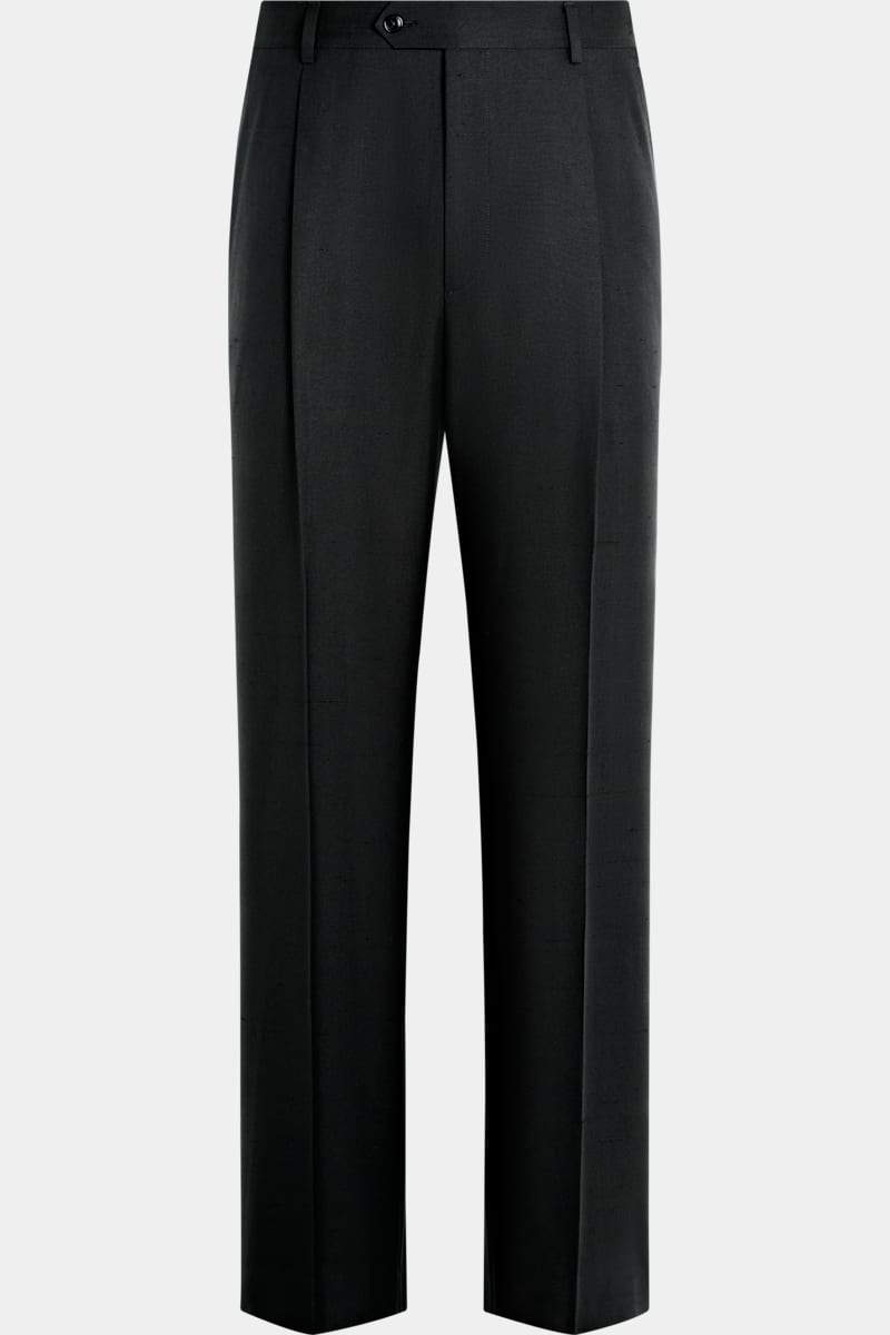 Black Tailored Fit Milano Suit - Texture
