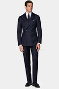 Navy Striped Havana Suit - Front