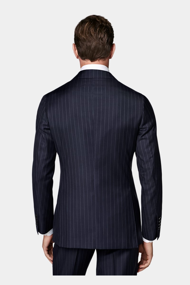 Navy Striped Havana Suit - Styled 5