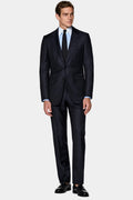 Navy Striped Milano Suit - Front