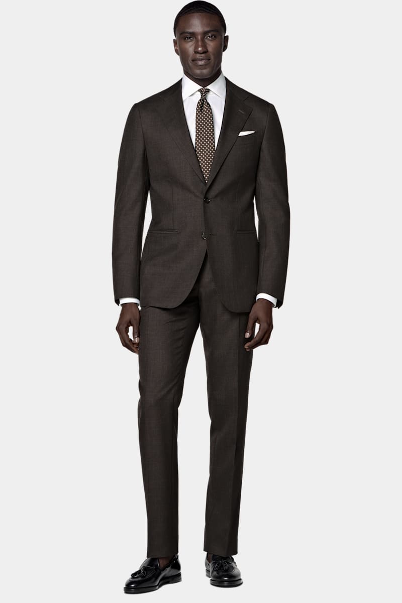 Dark Brown Havana Suit - Front