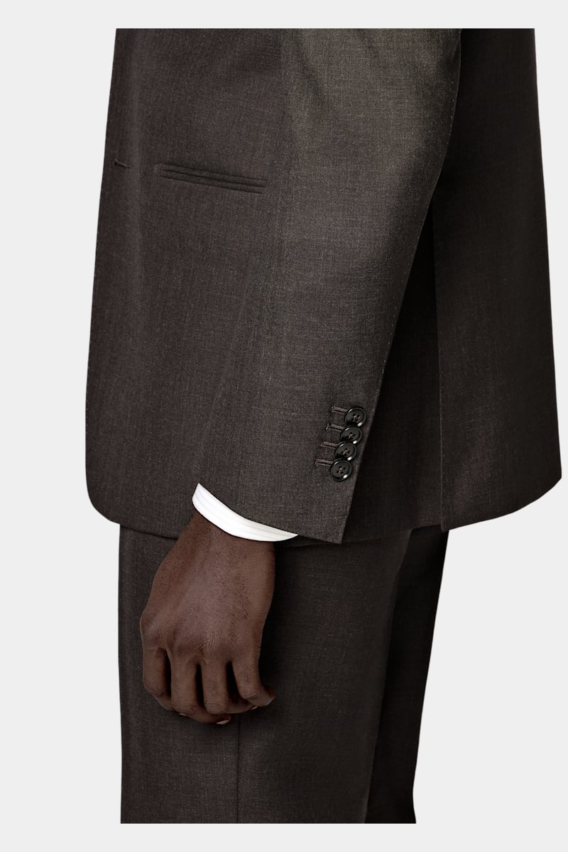 Dark Brown Havana Suit - Styled 3