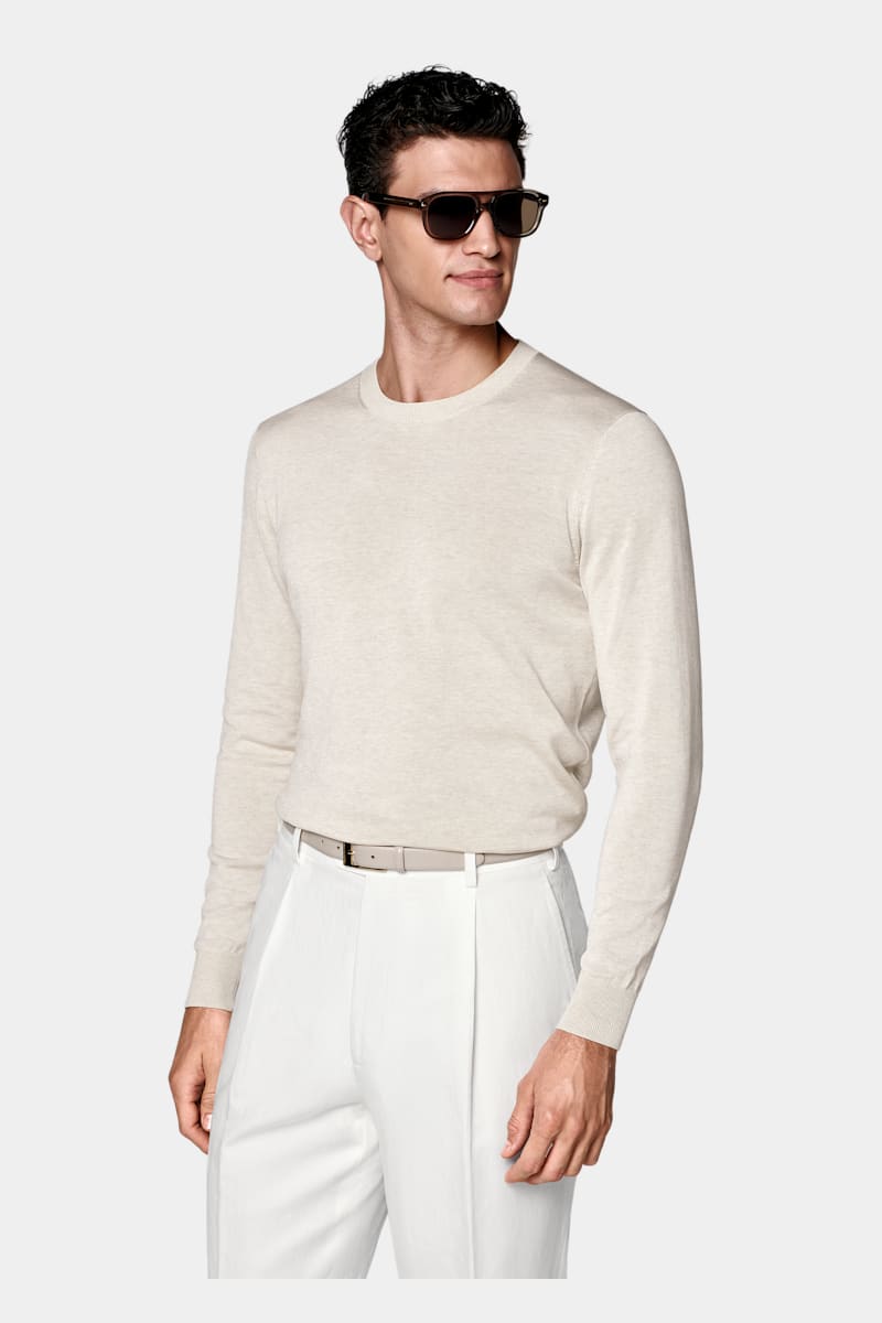 Sand Crewneck - Styled 2